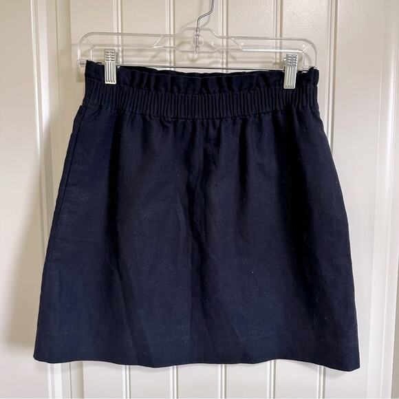 J. Crew women’s skirt size 2 navy blue - Picture 2 of 9